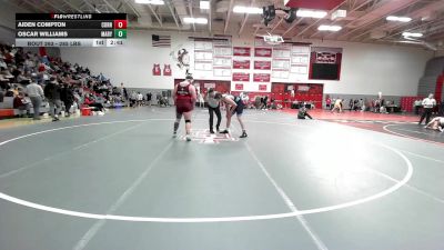 285 lbs Consi Of 8 #1 - Aiden Compton, Cornell - Unatt vs Oscar Williams, Maryland - Unatt