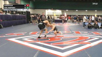 138 lbs Consi Of 32 #2 - Austin Ellis, UT vs Cael Humphrey, CA