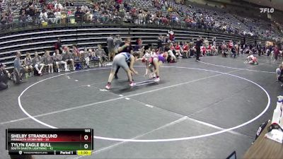 165 lbs Semis & 1st Wrestleback (8 Team) - Tylyn Eagle Bull, South Dakota Lightning vs Shelby Strandlund, Minnesota Storm Red