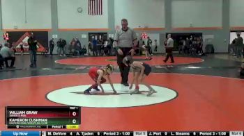 54 lbs Round 5 - Kameron Cushman, Eastern Iowa Wrestling Club vs William Graw, Xavier X-Men