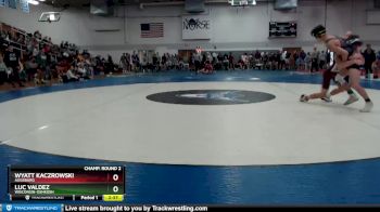 125 lbs Champ. Round 2 - Luc Valdez, Wisconsin-Oshkosh vs Wyatt Kaczrowski, Augsburg