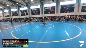 50 lbs Cons. Round 2 - Evander Washington, Team Fox Wrestling Club vs Elijah Flores, Jflo Trained