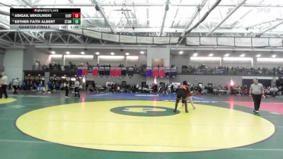 185 lbs Quarterfinal - Abigail Mikolinski, East Lyme/Norwich Tech vs Esther Faith Albert, Stamford
