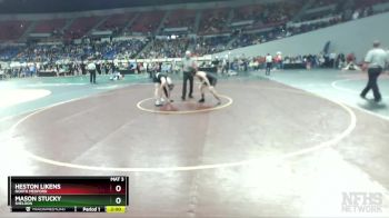 6A-150 lbs Quarterfinal - Heston Likens, North Medford vs Mason Stucky, Sheldon