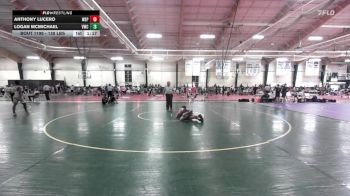 138 lbs Consi Of 8 #1 - Anthony Lucero, West Springfield vs Logan McMichael, Viking Wrestling Club