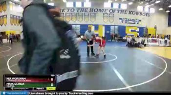 130 lbs Champ. Round 1 - Maya Quiroa, Colonial vs Mia Worsham, Lake Buena Vista (Orlando)