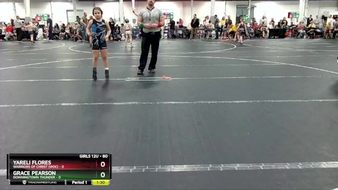 80 lbs Round 2 - Yareli Flores, Warriors Of Christ (WOC) vs Grace ...