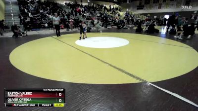 50/55 1st Place Match - Easton Valdez, Mantanona TC vs Oliver Ortega, SoCal Hammers Wc