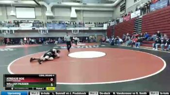 160 lbs Cons. Round 4 - Atreaue Roe, North Medford vs William Musser, Century