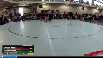 83 lbs Champ. Round 2 - Jacob Binegar, Decatur Wrestling Club vs Carson Weiler, Batesville Bulldog Wrestling Club