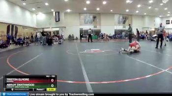 110 lbs Quarterfinal - Abrum Swathwood, Garrett Wrestling Club vs Triston Elmore, Indiana