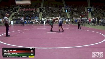 220 lbs Quarterfinal - Wendell Powell, Jeff Davis Hs vs Jacob Wilson, Baker HS
