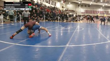 126 lbs Round Of 16 - Mason MacDonald, Dedham vs Shane Neill, Upper Cape Cod RVT School