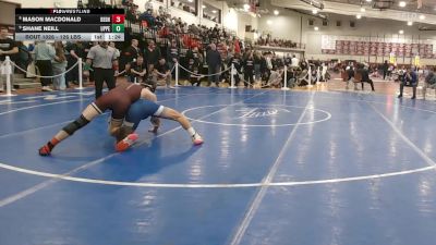 126 lbs Round Of 16 - Mason MacDonald, Dedham vs Shane Neill, Upper Cape Cod RVT School