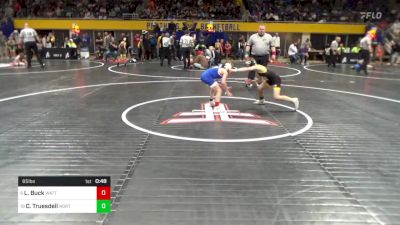 65 lbs Quarterfinal - Logan Buck, Wattsburg vs Connor Truesdell, North Allegheny