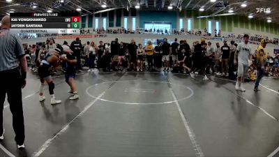 88-95 lbs Quarterfinal - Kai Vongkhankeo, Longwood Wrestling Club vs Jayden Santana, Eagle Empire