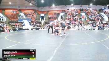 150 lbs Quarterfinals (8 Team) - Darnell Mack, Whitehall vs Austin Solis, Gladstone