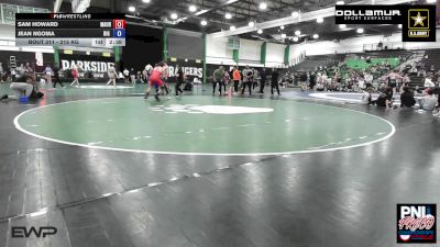 215 kg 3rd Place - Sam Howard, Maurer Coughlin Wrestling Club vs Jean Ngoma, Big Game Wrestling Club