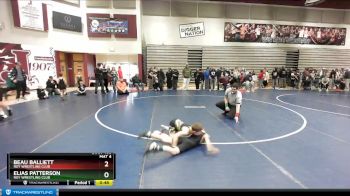 66 lbs Cons. Round 2 - Elias Patterson, Roy Wrestling Club vs Beau Balliett, Roy Wrestling Club