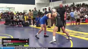 132 lbs 7th Place Match - Sean Solis, Fountain Valley vs Justin Wells, Lakeside
