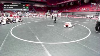 120 lbs D1 - Semi-finals (fri 7:30pm.) - Nolan Micke, Kaukauna vs Nathan Henderson, Holmen