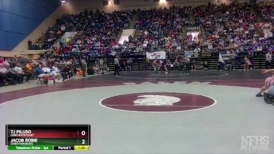 3 - 165 lbs Semifinal - TJ Piluso, Lord Botetourt vs Jacob Robie, Christiansburg