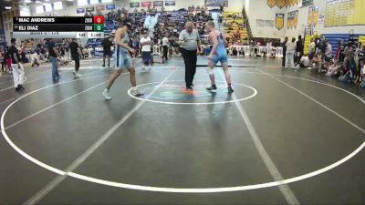 175 lbs Champ. Round 2 - Mac Andrews, Wellington vs Eli Diaz, Somerset Academy