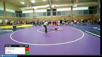 100lbs Cons. Round 4 - Kiya L Roe, Knappa vs Madison Peterson, Oregon City