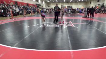 95 lbs Round 2 - Brooklyn Poncelet, MN Elite vs Miela Larson, Black Hills Wrestling Academy