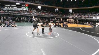 6A 150 lbs 3rd Place Match - Micah McCaskill, San Antonio Churchill vs Landon Collins, Arlington Martin