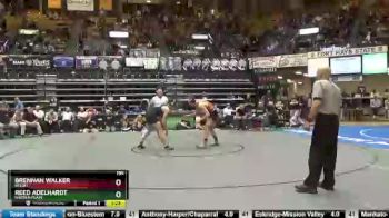 195 lbs Semifinal - Reed Adelhardt, Garden Plain vs Brennan Walker, Beloit