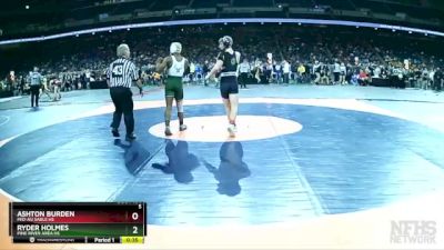 D4-150 lbs Cons. Round 1 - Ryder Holmes, Pine River Area HS vs Ashton Burden, Mio-Au Sable HS