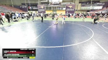 G129-130 lbs Round 3 - Stevy Griffin, Iowa vs Allison Kraemer, MO West Championship Wrestling Club