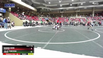 88 lbs Quarterfinal - Bowen Kerr, Scott City vs Miles Torczon, Duncan