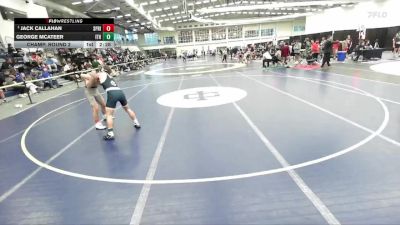 133 lbs Champ. Round 2 - Jack Callahan, Springfield vs George McAteer, Ithaca