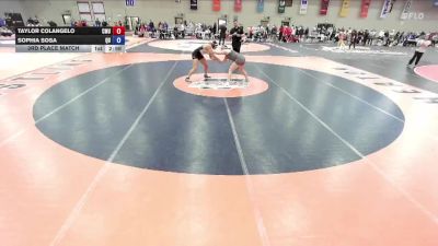 160 B 3rd Place Match - Sophia Sosa, Quincy vs Taylor Colangelo, Colorado Mesa University