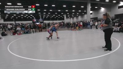 144 lbs Cons. Sub-quarters - Benjamin Gunlogson, Berge Elite Wrestling Academy vs Sebastian Bonachea, Florida