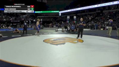 215 lbs Round Of 32 - Khale McDonnell, Fountain Valley (SS) vs Minh Bernier, Davis (SJ)