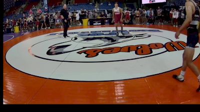 120 lbs Cons 16 #1 - Vince Jasinski, IL vs Kaleb Blackner, UT