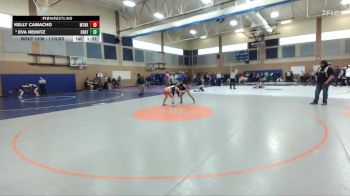 115lbs Champ. Round 4 - Kelly Camacho, Mount Baker (Girls) vs Eva Reinitz, Centralia (Girls)