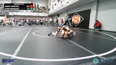 106 lbs Round Of 16 - Tommy Greschke, Roland Youth League Wrestling vs Johan Rodriguez, Tulsa Blue T Panthers