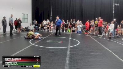 72 lbs Placement (4 Team) - Calvin Babcock, Team Gotcha Blue vs Kamari Tate, Team Gotcha Red