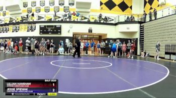 130 lbs Round 2 - Lillian Hanshaw, Intense Wrestling Club vs Jessie Spiewak, Chesterton Wrestling Club