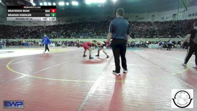 143 lbs Round Of 64 - Brayedon Bear, Cache vs Bradon Koehler, Tecumseh