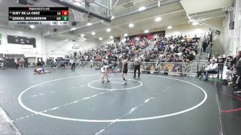 106 lbs Cons. Round 2 - Ezekiel Richardson, Gabrielino vs Euey De La Cruz, Laguna Hills