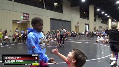 55 lbs Placement Matches (16 Team) - Charlotte Casteel, Rabbit WC vs Jackson Steiner, The Untouchables