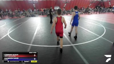 117 lbs Cons. Round 1 - Connor Schuh, Wrestling Factory vs Kameron Davis, Elcho