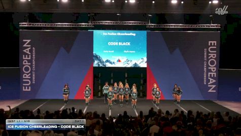 Ice Fusion Cheerleading - CODE BLACK [2026 IASF L1 - U18 Day 1] 2026 The European Summit