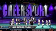 Cheer Extreme - Raleigh - Glitter [2022 L1.1 Exhibition (Cheer)] 2022 CHEERSPORT Raleigh Classic