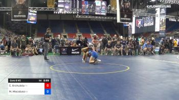 127 lbs Cons 8 #2 - Clarissa Archuleta, Texas vs Mia Macaluso, New York